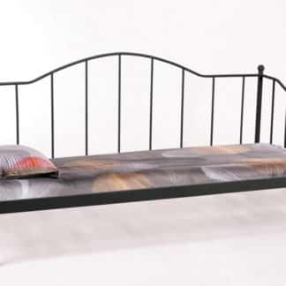 Postel s roštem DOVER, černá