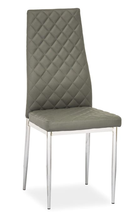 Jídelní čalouněná židle H-262, šedá