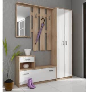 Předsíň 1, dub sonoma/bílá