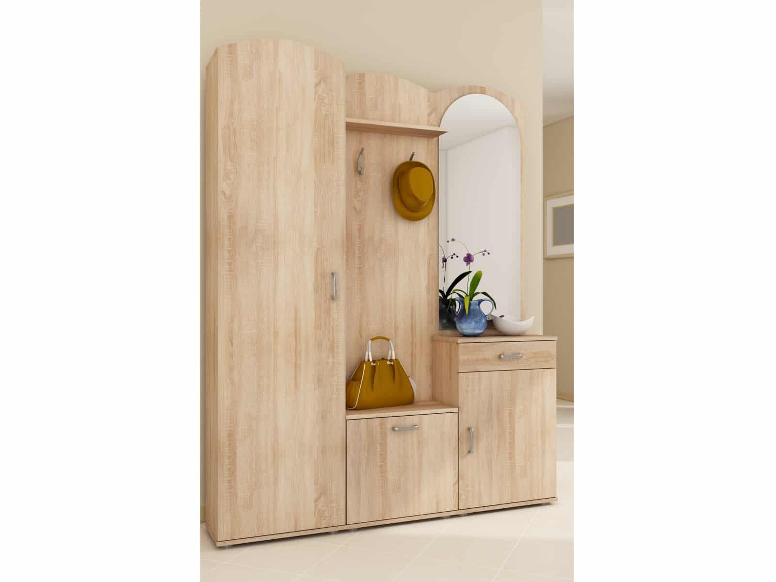 Předsíňová stěna 2, dub sonoma