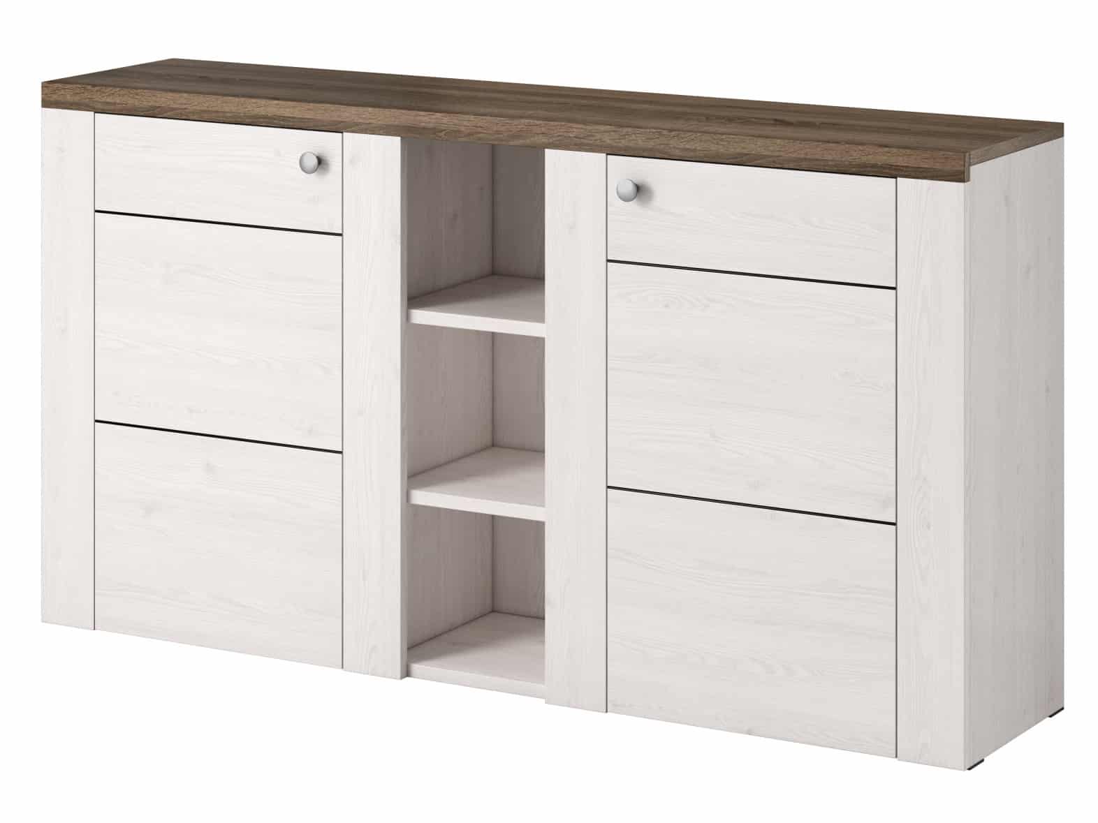 LARONA komoda TYP 26, dub riviera světlý