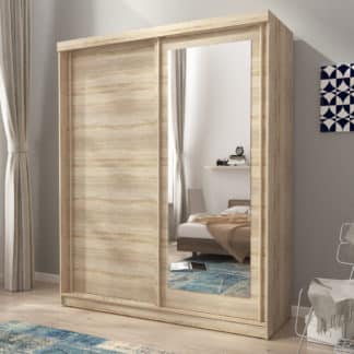 Skříň ALASKA 200 cm, dub sonoma
