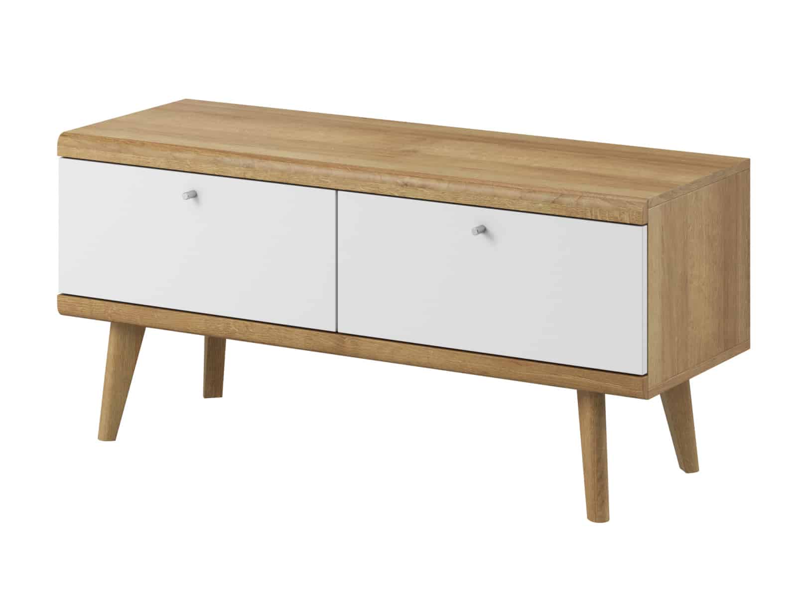 TV stolek PRIMO PRTV107, dub riviera/bílá