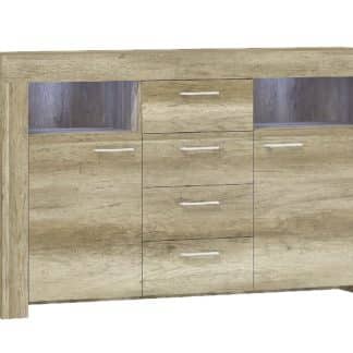 Komoda SKAY SK155, country šedý