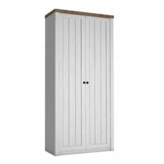 PROWANSJA šatní skříň S2D, borovice andersen/dub lefkas