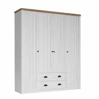 PROWANSJA skříň S4D, borovice andersen/dub lefkas