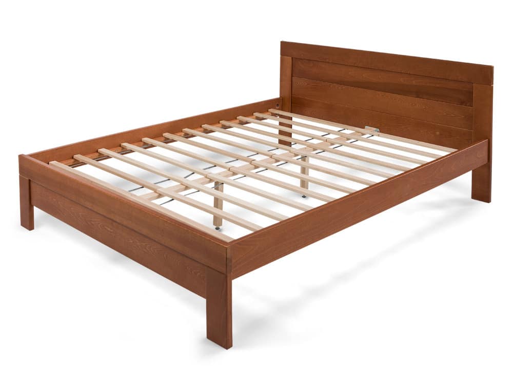 Postel WOODY CLASSIC 140x200 bez roštu, masiv buk/třešeň