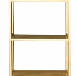 Regál ažurový výška 86 cm, šířka 60 cm, masiv borovice, moření: ...