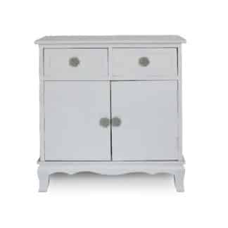 BRAIN 3 komoda, bílá