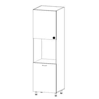 PROWANSJA vysoká skříňka pro vestavbu D60P levá, borovice andersen