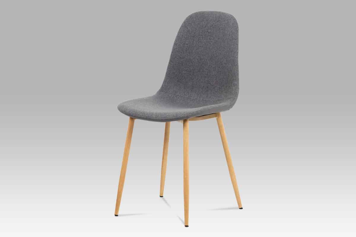 Jídelní židle CT-391 GREY2, šedá/buk