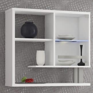 ANGEL závěsná vitrína 1W, bílá