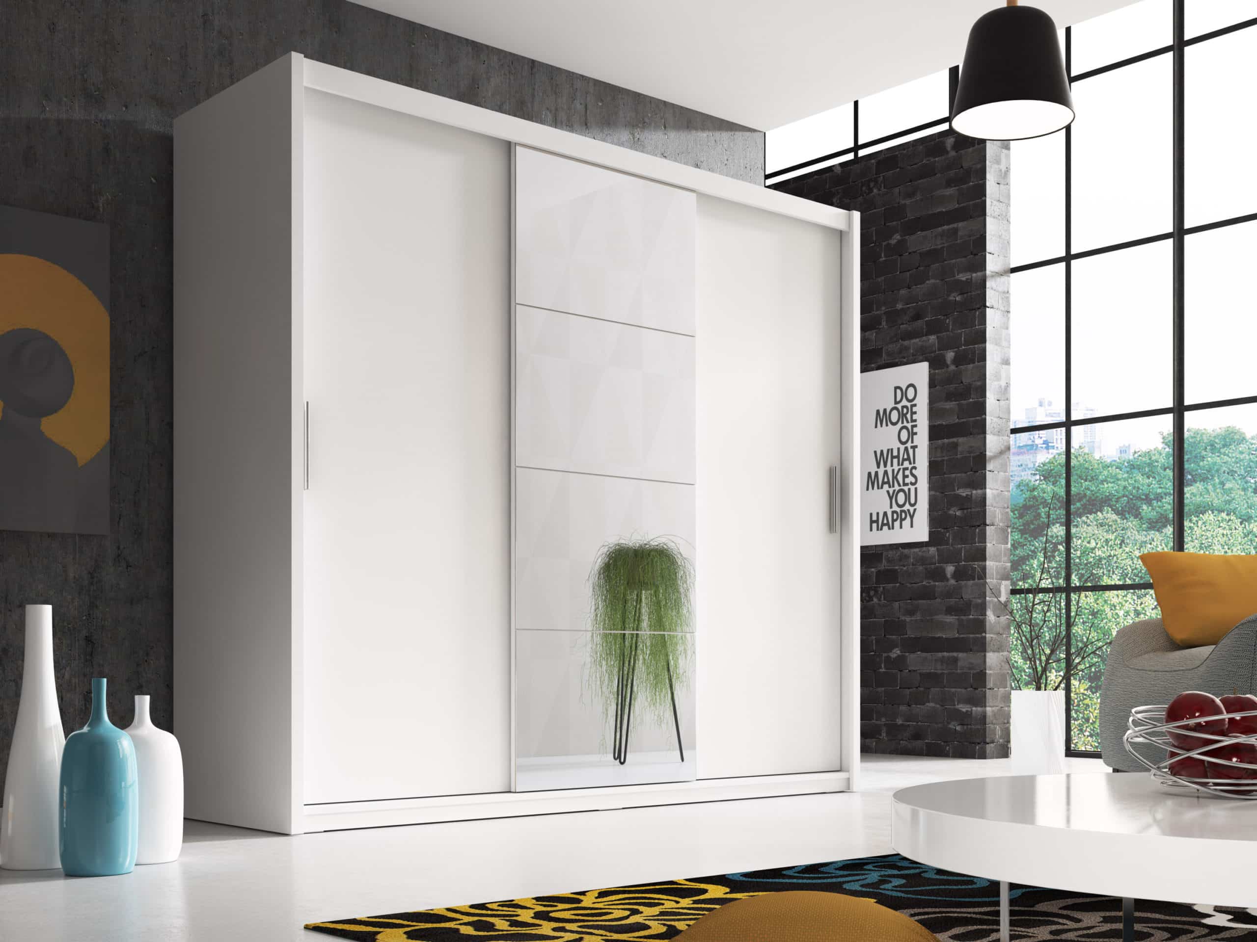 Skříň ARGOS 235, bílý mat