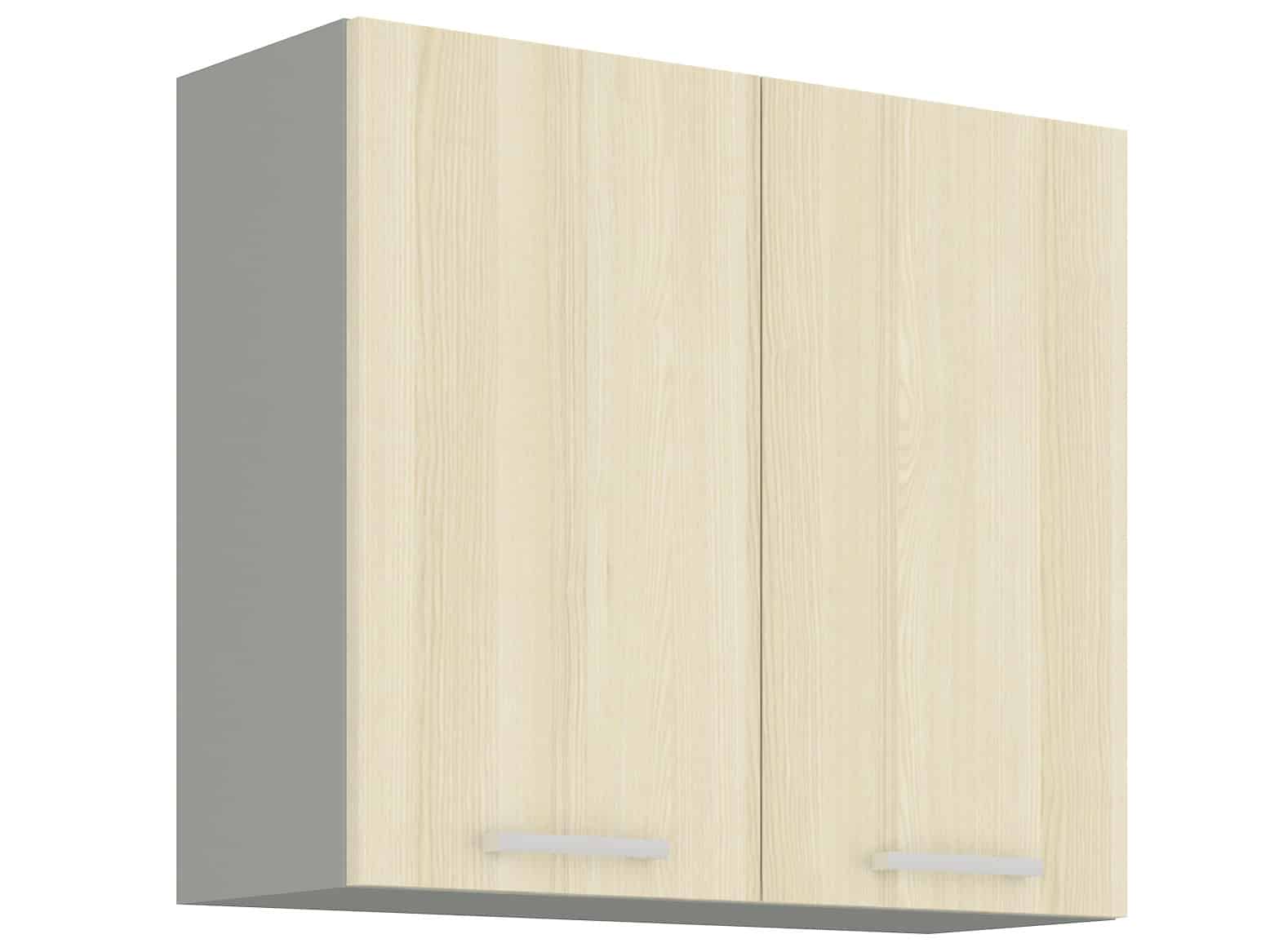 EKO AKACJA, skříňka horní 80 G-72, šedá/akácie