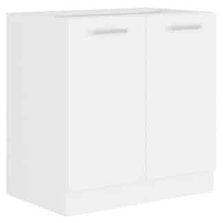 EKO WHITE, skříňka dolní 80 D 2F BB, bílá