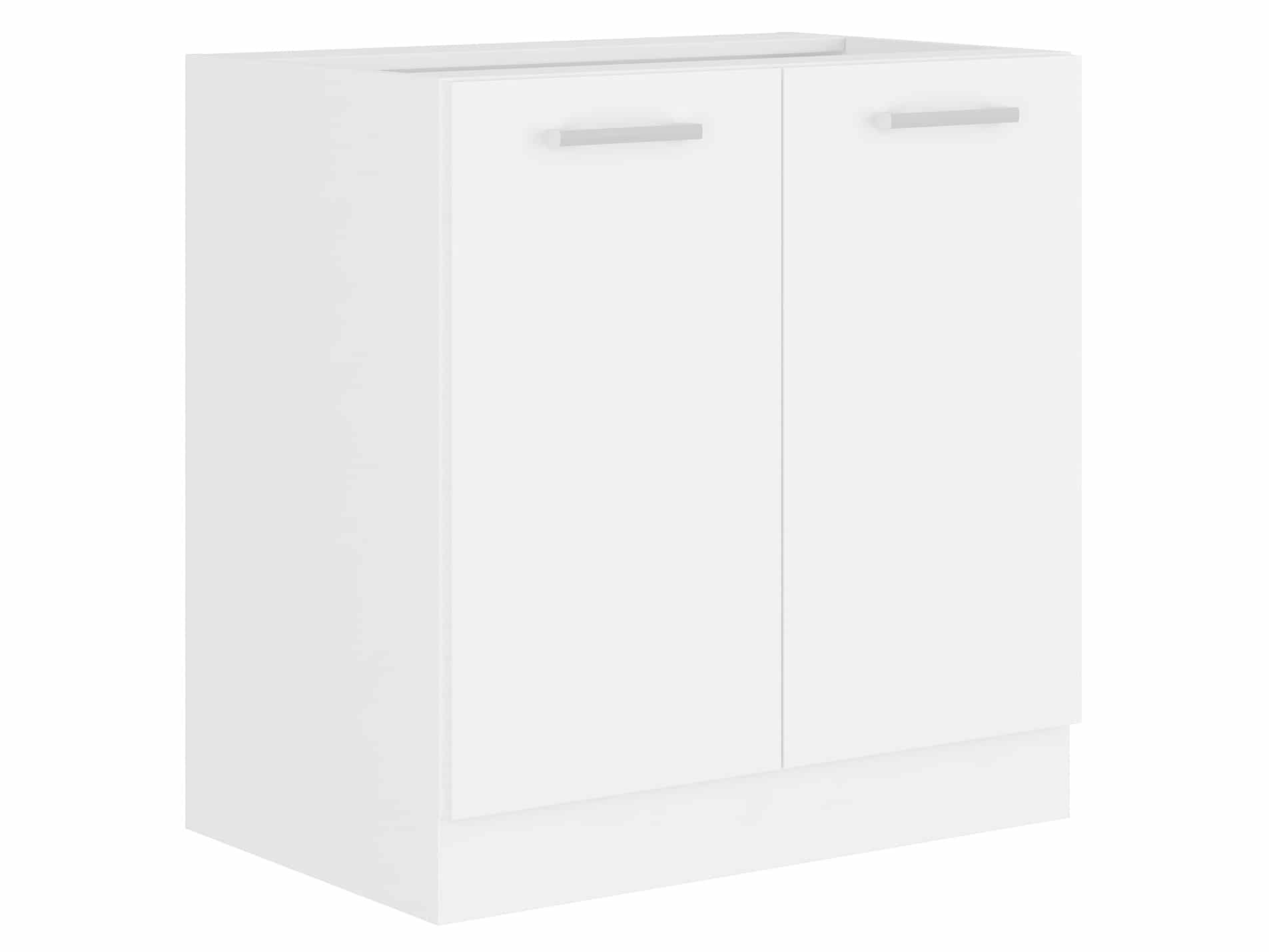EKO WHITE, skříňka dolní 80 D 2F BB, bílá