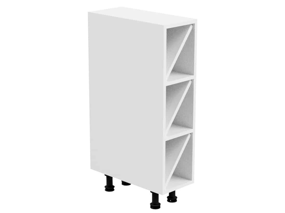 ASPEN, skříňka na víno D20W, bílá