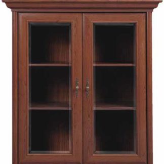 KENT, vitrína-nádstavec ENAD2W, kaštan