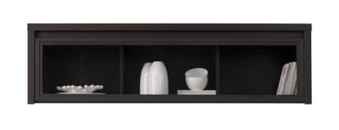 KASPIAN, závěsná vitrína SFW1W/140, wenge