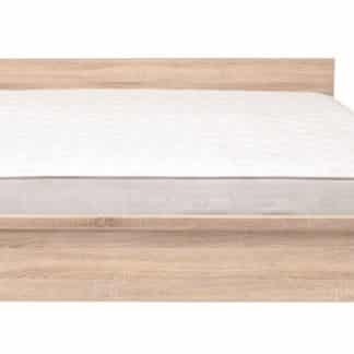 KASPIAN, postel LOZ/160 bez roštu, dub sonoma