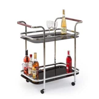 Barový stolek SBAR-7, černý