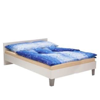 Dvoulůžko PETRA 160 x 200 cm, lamino, bílá