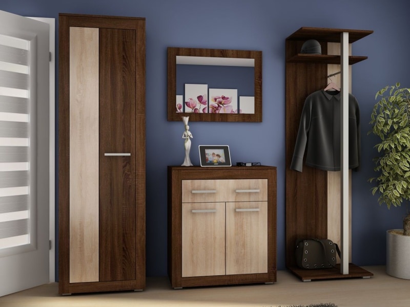 Předsíň NERON, dub sonoma tmavý/dub sonoma světlý