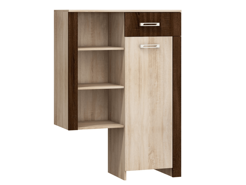 Regál nízký HUGO, barva: