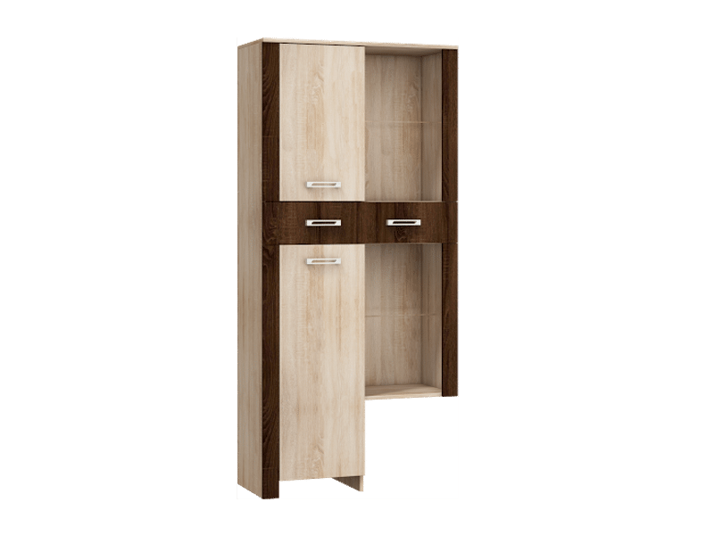 Regál vysoký HUGO, barva: