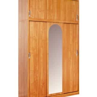 Šatní skříň KAMMA se zrcadly, barva: