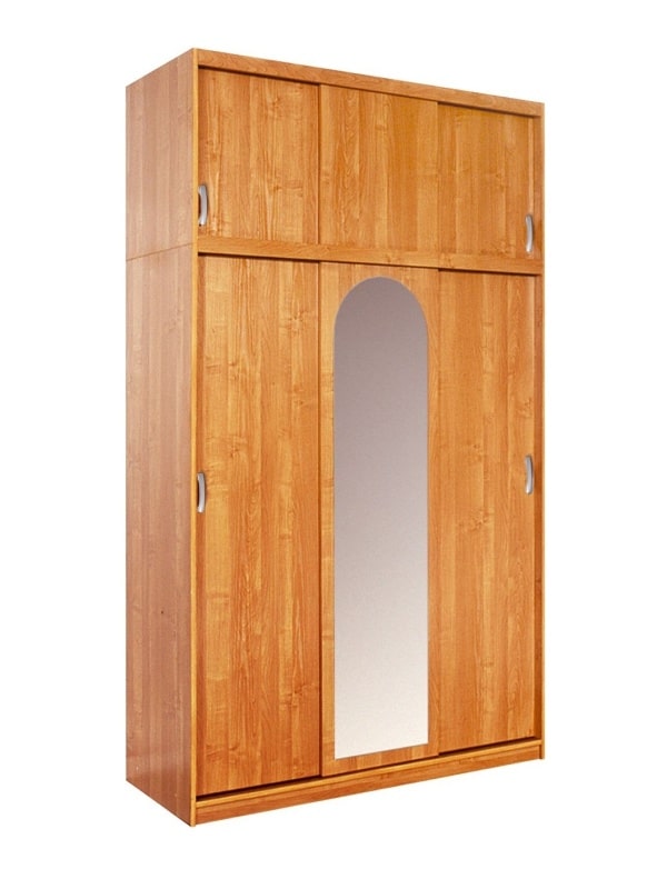 Šatní skříň KAMMA se zrcadly, barva: