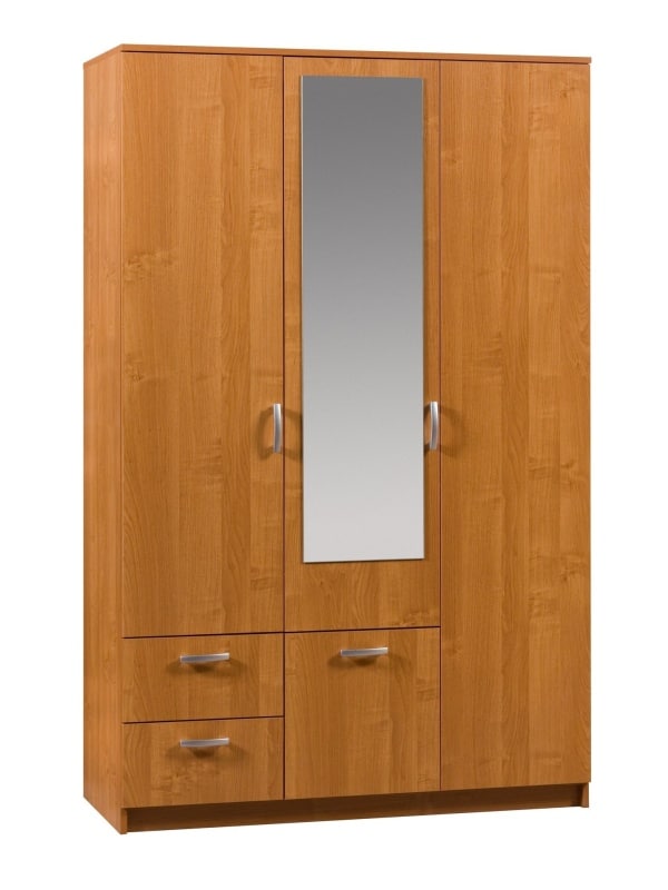 Šatní skříň VENEZIA 2 se zrcadlem, barva: