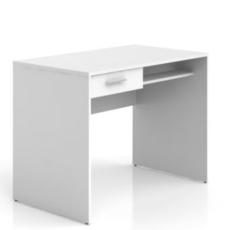 Psací stůl se zásuvkou NEPO BIU1S, bílá