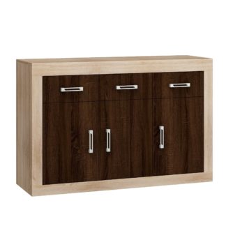 VERIN/10, komoda 3D3S, dub sonoma/dub sonoma tm.