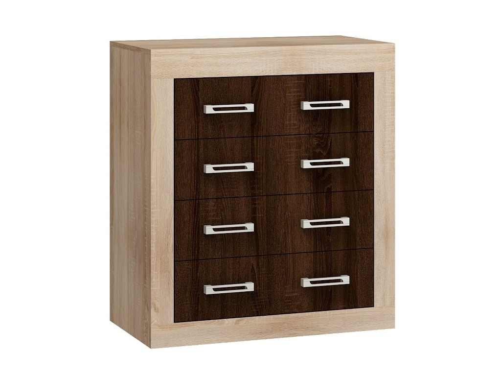 VERIN/11, komoda 4S, dub sonoma/dub sonoma tm.