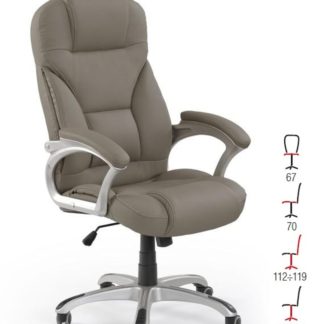 Kancelářské křeslo DESMOND, šedá