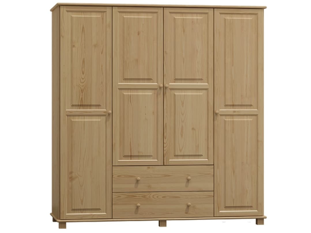 Skříň 4D/160 nr.2, masiv borovice, moření: ...