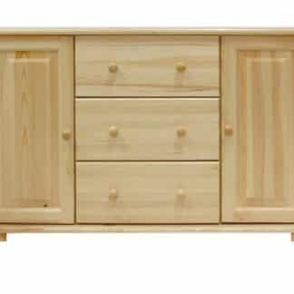 Komoda nr.43/42, masiv borovice, moření: ...