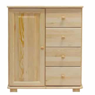 Komoda nr.48/47, masiv borovice, moření: ...