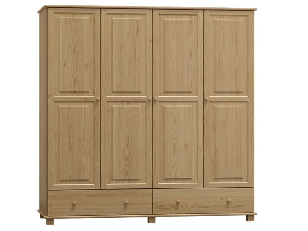 Skříň 4D/160 nr.5, masiv borovice, moření: ...