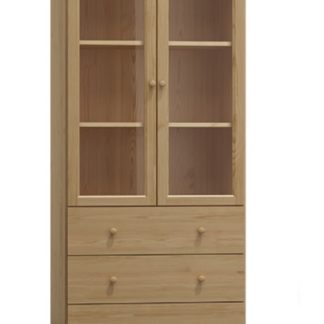 Vitrína nr.13, masiv borovice, moření: ...