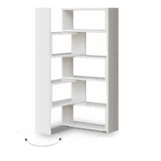 KLOE II regál rozkládací, bílá