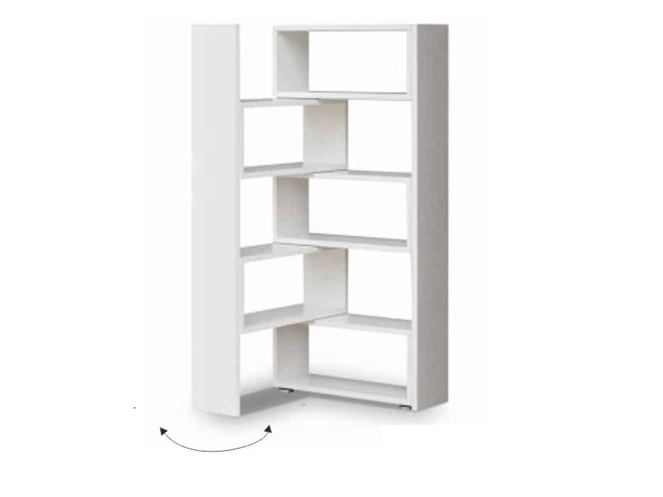 KLOE II regál rozkládací, bílá