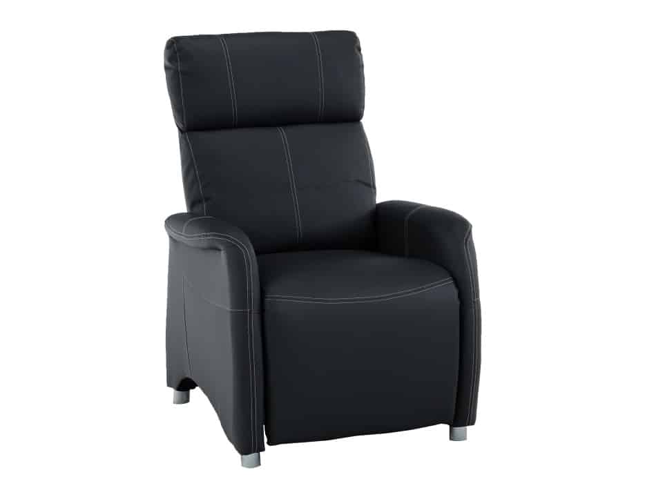 Polohovatelné TV křeslo FOREST, černé