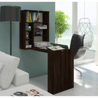 Psací stůl HIDE, dub sonoma tmavá