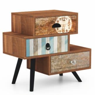 Noční stolek MEZO KM-1, vícebarevná