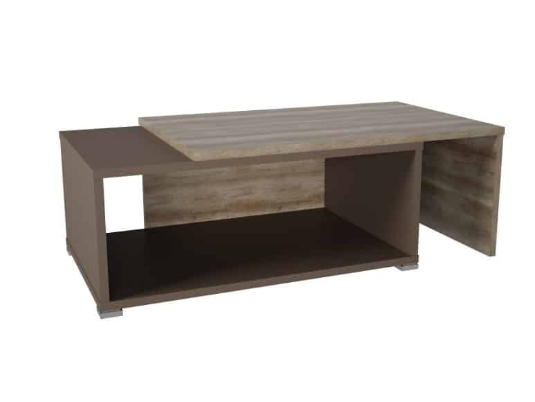 DRON konferenční rozkládací stolek, dub canyon/lava