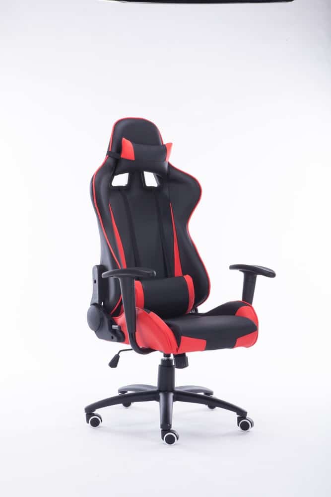 163010 - Kancelářské křeslo ADK RUNNER, černá + červená ekokůže