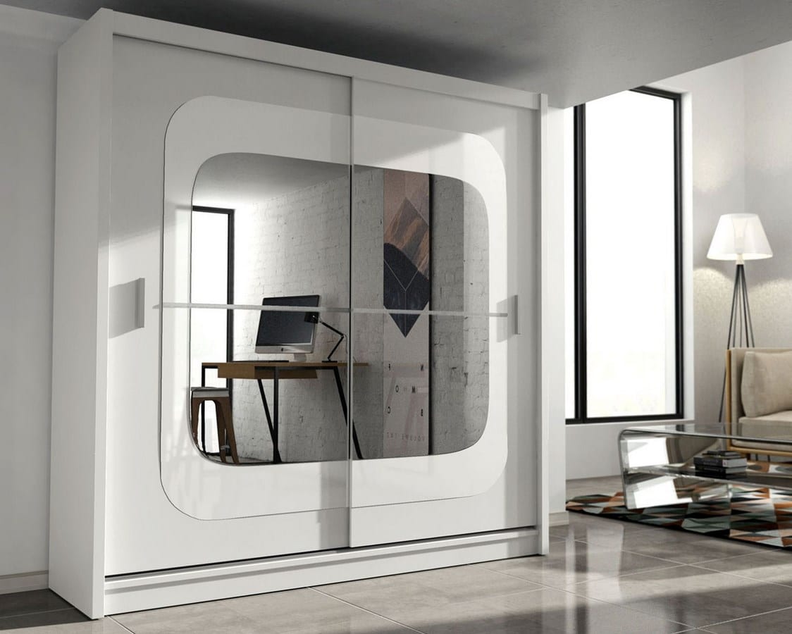 Šatní skříň CHELSEA 203 bílá/bílá