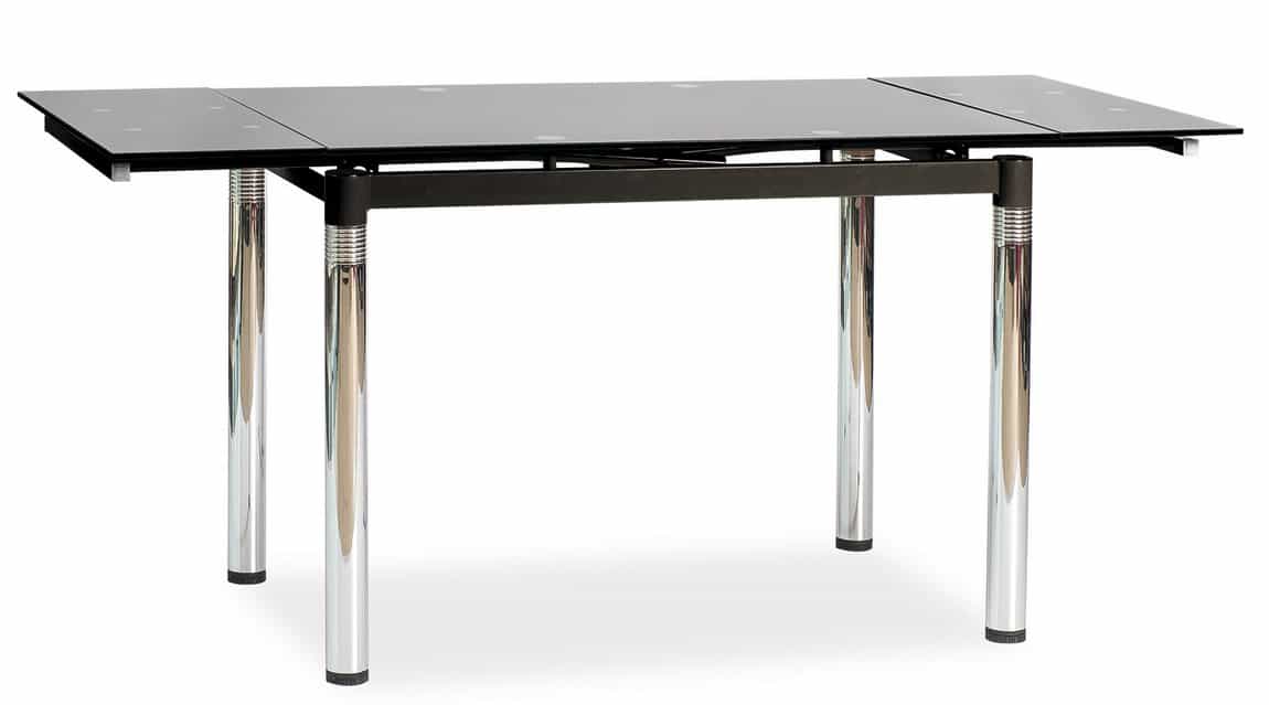 Jídelní stůl GD-018 rozkládací, černá